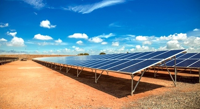Solar Farm, In The California Desert