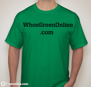 WhosGreenOnline Green T-Shirt